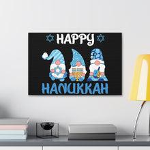 Happy Hanukkah Gnomes - Canvas Gallery Wraps