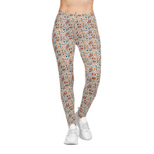 Watercolor Sewing Supplies 1 Casual Leggings