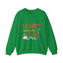 I Can't I'm Quilting Unisex Heavy Blend™ Crewneck Sweatshirt