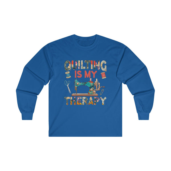 Quilting Therapy Unisex Ultra Cotton Long Sleeve Tee