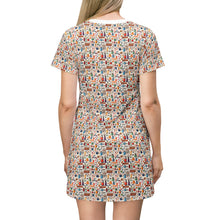 Watercolor Sewing Supplies 1 T-Shirt Dress
