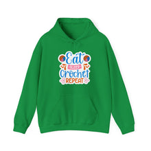 Eat Sleep Crochet Repeat Unisex Heavy Blend™ Hooded Sweatshirt