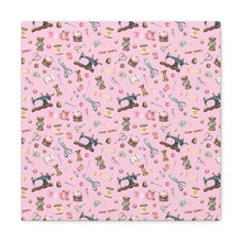 Sewing Elements Pink - Canvas Gallery Wraps