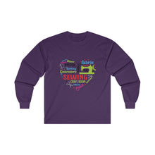 Colorful Sewing Word Cloud Unisex Ultra Cotton Long Sleeve Tee