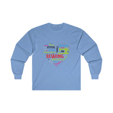 Colorful Sewing Word Cloud Unisex Ultra Cotton Long Sleeve Tee