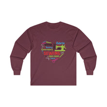 Colorful Sewing Word Cloud Unisex Ultra Cotton Long Sleeve Tee