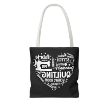 Quilting Word Cloud Tote Bag