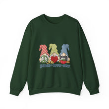 Peace, Love, Sew Gnomes Unisex Heavy Blend™ Crewneck Sweatshirt