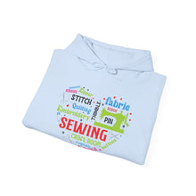 Colorful Sewing Word Cloud Unisex Heavy Blend™ Hooded Sweatshirt