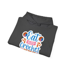 Eat Sleep Crochet Repeat Unisex Heavy Blend™ Hooded Sweatshirt