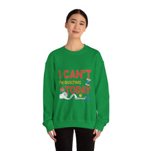 I Can't I'm Quilting Unisex Heavy Blend™ Crewneck Sweatshirt