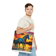 Colorful Modern Horse Tote Bag