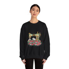 Retro Gorgeous Sewing Machine Unisex Heavy Blend™ Crewneck Sweatshirt