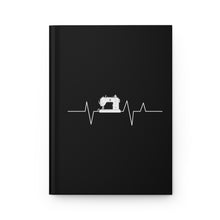 Sewing Machine Heart Beat Hardcover Journal Matte