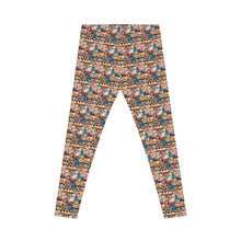 Watercolor Sewing Supplies 3 Casual Leggings