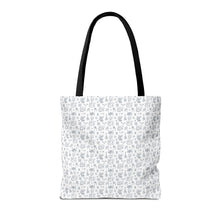 Outlined Sewing Elements Tote Bag