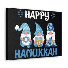 Happy Hanukkah Gnomes - Canvas Gallery Wraps