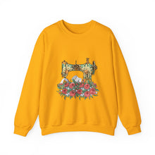 Retro Gorgeous Sewing Machine Unisex Heavy Blend™ Crewneck Sweatshirt