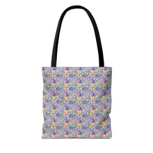 Packed Watercolor Buttons Tote Bag