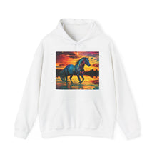 Colorful Modern Horse Unisex Heavy Blend™ Hooded Sweatshirt
