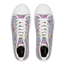 Packed Watercolor Buttons Women's High Top Sneakers