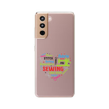Colorful Sewing Word Cloud - Clear Cases