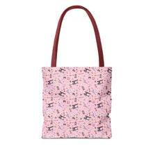 Sewing Elements Pink Tote Bag