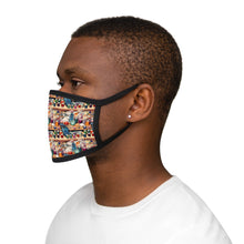 Watercolor Sewing Supplies 3 Fabric Face Mask