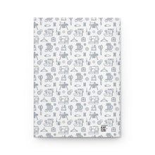 Outlined Sewing Elements Hardcover Journal Matte