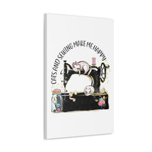 Cats and Sewing - Canvas Gallery Wraps