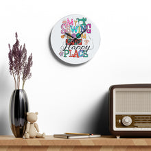 My Sewing Room Acrylic Wall Clock