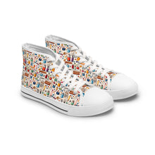 Watercolor Sewing Supplies 1 Women's High Top Sneakers