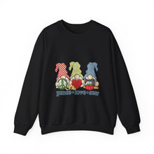 Peace, Love, Sew Gnomes Unisex Heavy Blend™ Crewneck Sweatshirt