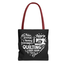 Quilting Word Cloud Tote Bag