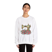 Retro Gorgeous Sewing Machine Unisex Heavy Blend™ Crewneck Sweatshirt