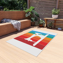 Retro Sewing Machine Outdoor Rug