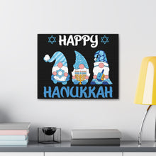 Happy Hanukkah Gnomes - Canvas Gallery Wraps