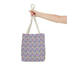 Packed Watercolor Buttons Tote Bag