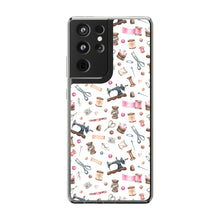 Sewing Elements White - Clear Cases