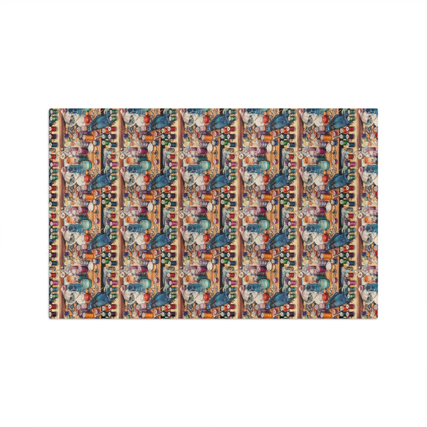 Watercolor Sewing Supplies 3 Microfiber Tea Towel