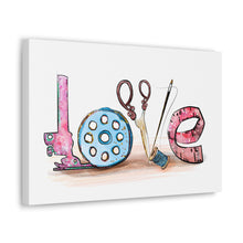 Sewing Love - Canvas Gallery Wraps