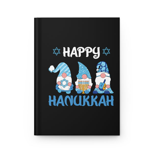 Happy Hanukkah Gnomes Hardcover Journal Matte