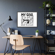 My Soul Is Fed Framed Paper Posters