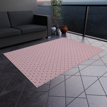 Sewing Elements Pink Outdoor Rug