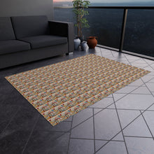 Watercolor Sewing Supplies 2 Outdoor Rug