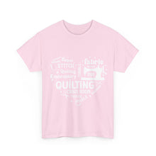 Quilting Word Cloud Unisex Heavy Cotton Tee