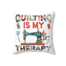 Quilting Therapy Spun Polyester Square Pillow