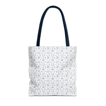 Outlined Sewing Elements Tote Bag