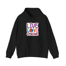 Live Love Crochet Unisex Heavy Blend™ Hooded Sweatshirt