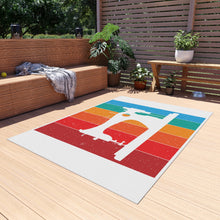 Retro Sewing Machine Outdoor Rug